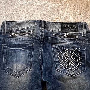 Guess jeans 26 skinny with zipper